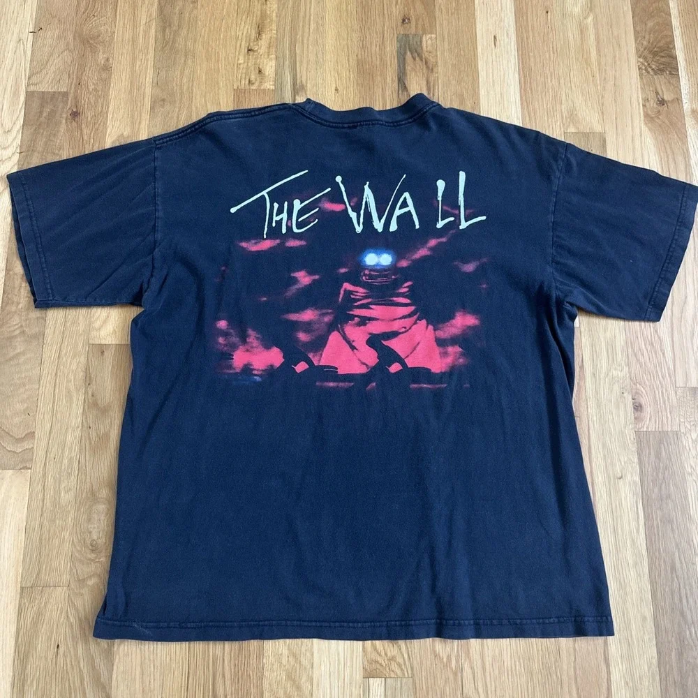 Vintage 90s Pink Floyd The Wall Vintage T Shirt Size XL Tour Champ Tag‎ 1997